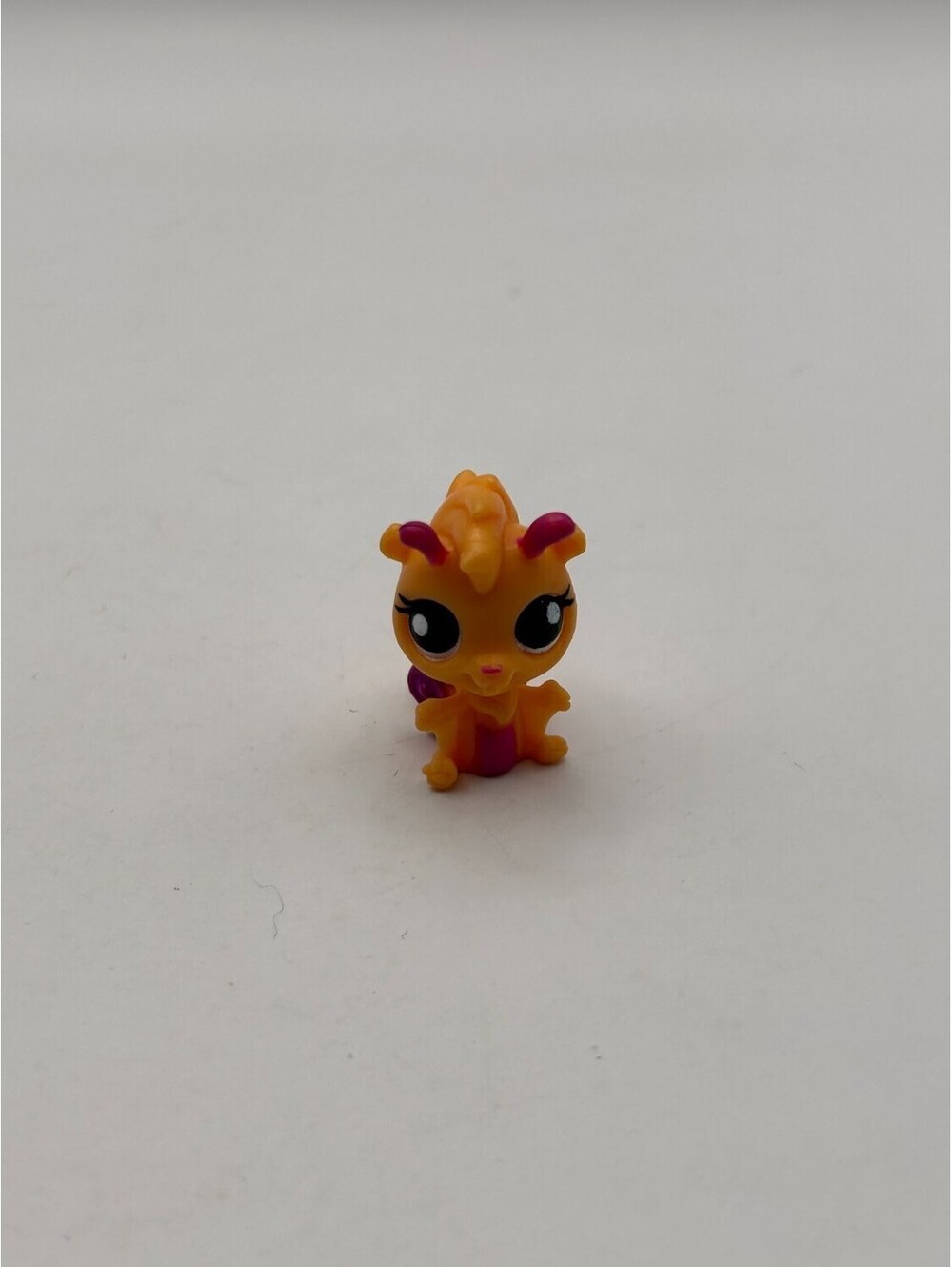 Hasbro Littlest Pet Shop Teensies Dragon Miniature Figure Orange